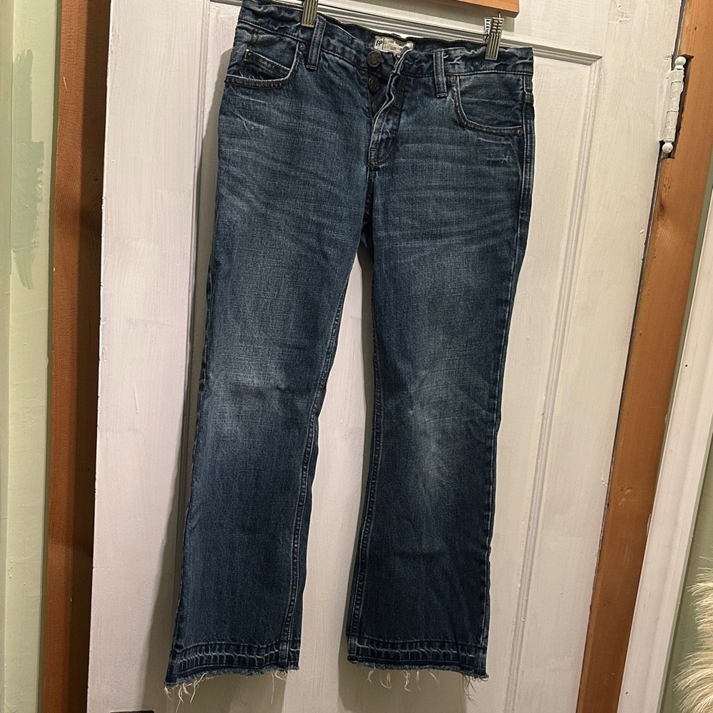 Free People Blue Ankle & Cropped Jeans